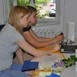 Zu zweit oder zu dritt ging es dann durch den Technik-Parcours.