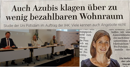 Magdalena Kasberger auf der Pressekonferenz