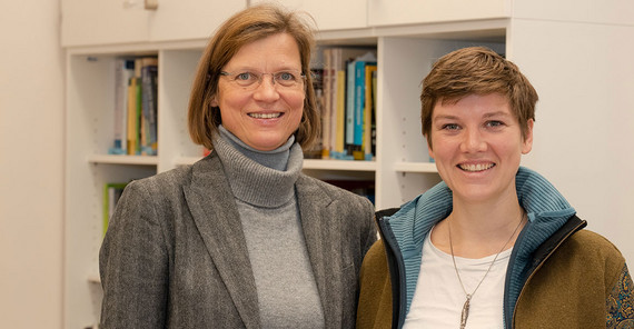 Prof. Dr. Anja Linstädter (links) und Liana Kindermann (rechts)