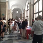 Besichtigung eines alten Gebäudes der Universität Cagliari