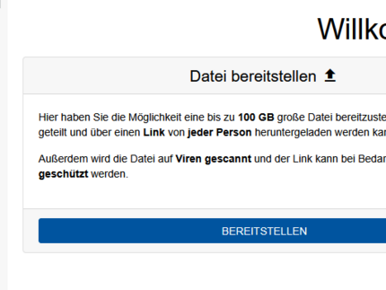 Screenshot von GigaMove