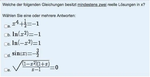 irgendeine komlpizierte mathematische Formel als Beispielaufgabe