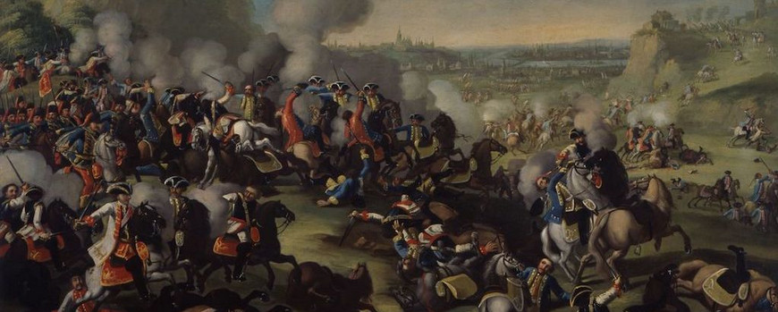 Schlacht von Kolin am 18. Juni 1757 im Siebenjährigen Krieg.