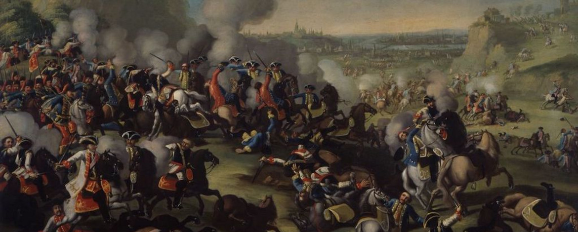 Schlacht von Kolin am 18. Juni 1757 im Siebenjährigen Krieg. - 