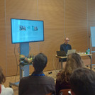 Dr. Prickett during his presentation