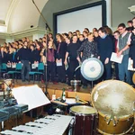 Klangvoll: Der Uni-Chor "Campus Cantabile" gibt im Audimax sein erstes Konzert.
