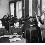 Ausbildung an der Waffe an der Hochschule des MfS, 1957. Foto: BStU, MfS HA IX / Fo / 1413 (Bild 50).