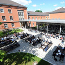 Overvie of the atrium of the caferteria at campus Griebnitzsee