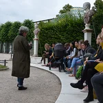 Listening to details from the life of Frederick the Great