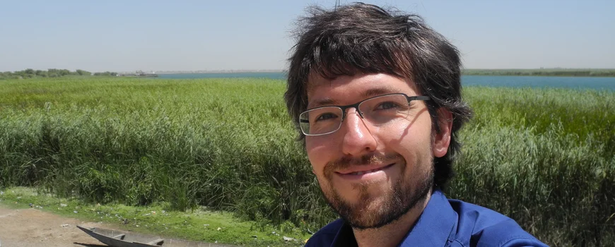 Jan Sändig auf Forschungsreise im Senegal.