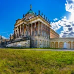 Historic annex of the Neues Palais, which today houses parts of the University of Potsdam.
