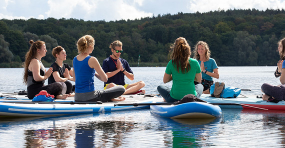 Yoga auf dem SUP | Foto: Sandra Scholz