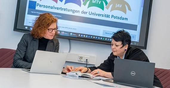 Susanne Gnädig und Franka Bierwagen