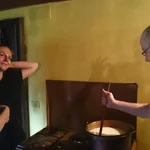 Käseherstellung bei Nadir.