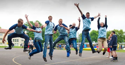 Studentisches Team bei Campus Festival