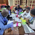 the group was in discussion in the conference