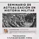 Militärgeschichte an der Universidad de Buenos Aires.