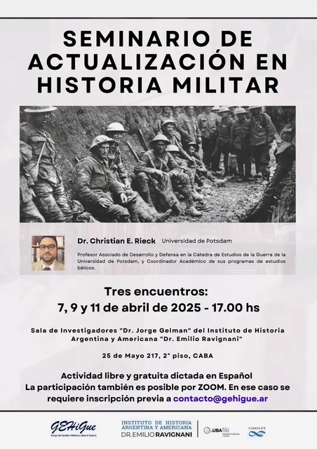 Military History at the University of Buenos Aires.