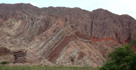 A highlight for geoscientists. The Andes have everything that’s interesting in geology. Photo: Andreas Bergner