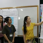 Presentation of poster