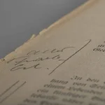 Marginalie von Fontane in einem Buch