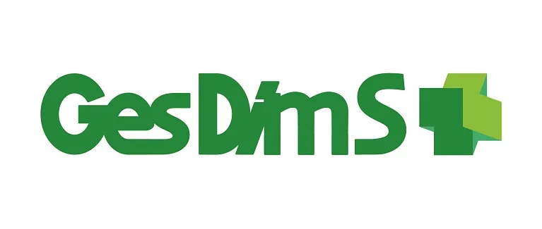 GesDimS Logo in grüner Schrift auf weißem Hintergrund