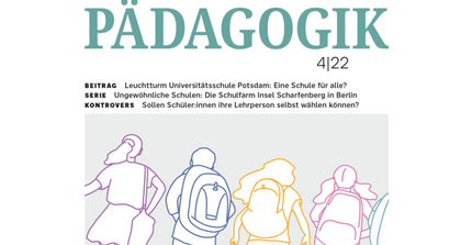 Ausschnitt des Covers der 4. Ausgabe 2022 der Fachzeitschrift Pädagogik