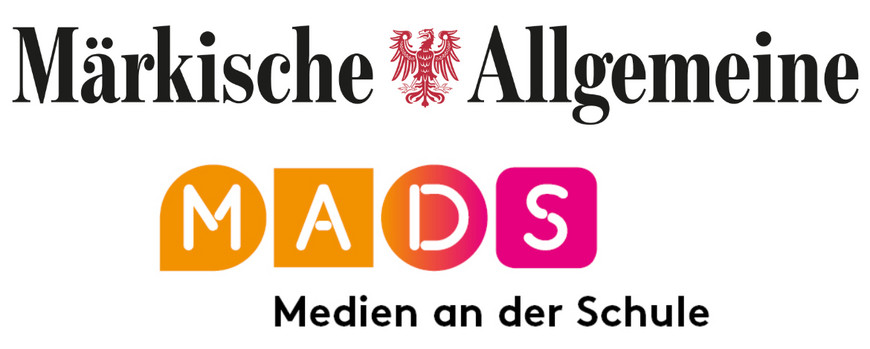 Logo of "Märkisch Allgemeinen" and "MADS"
