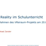 Folie vom Beitrag von Raphael Zender