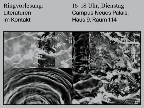 Plakat Ringvorlesung Literaturen im Kontakt