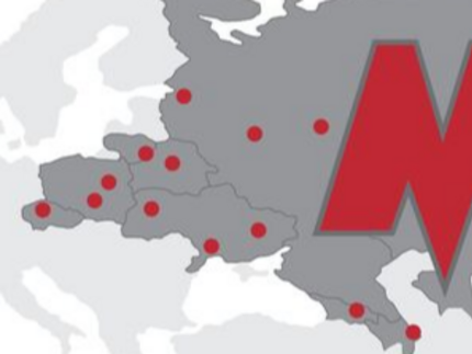 Karte der osteuropäischen Metropolen