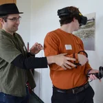 Stipendiat unter Betreuung in VR