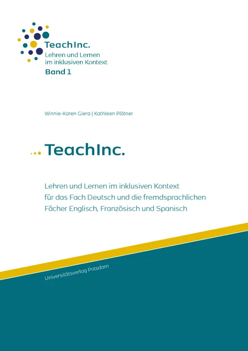 TeachInc. Lehren und Lernen im inklusiven Kontext Band 1