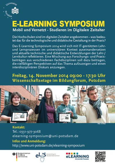 Flyer des Symposiums mit dem Inhalt wie auf der Website