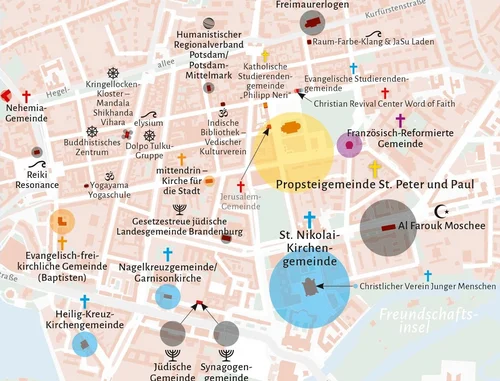 Glaube in Potsdam - map