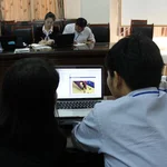 Working through the e-learning units