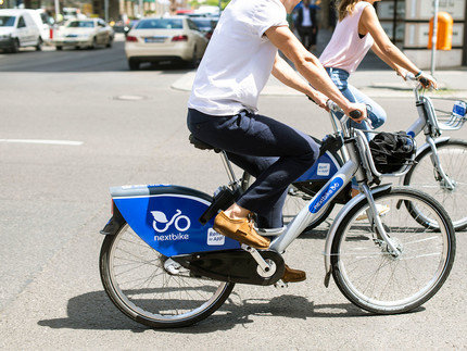 Nextbikes in road traffic