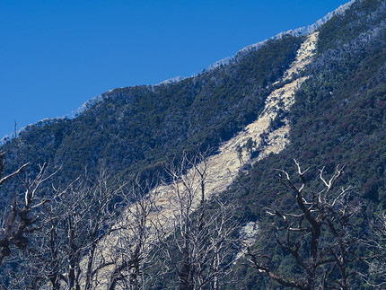 Landslides in Patagonia