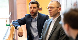 Constantin von Köckwitz (left) and Marc Repey.