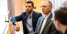 Constantin von Köckwitz (left) and Marc Repey.