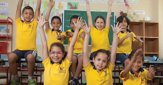 Schulkinder in der Partnerschule in Kairo. Das Foto ist von Mohamed Gouda.