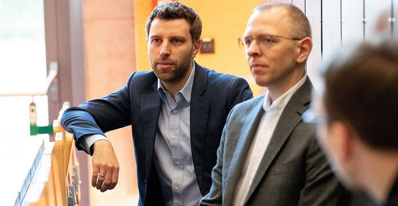 Porträt von Constantin von Köckwitz und Marc Repey.