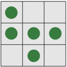 Picture with dots in squer 3x3