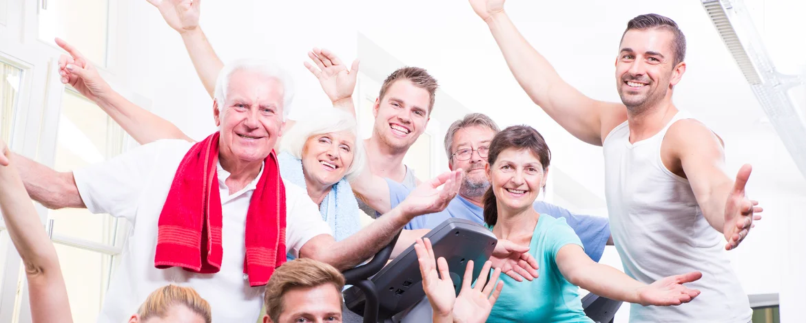 Diverse Menschengruppe - 