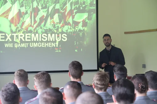 Timo Feilen beim Panzerbataillon 104 in Pfreimd