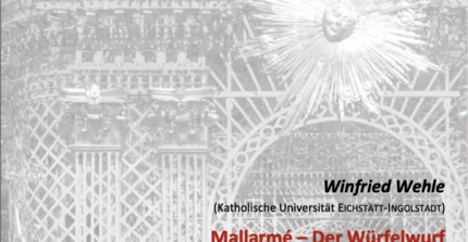 Plakat Sanssouci Vortrag "Monographie, Mallarmé – Der Würfelwurf" am 31. Januar 2024, um 12.15 Uhr, in Raum 1.19.1.21 Prof. Wehle