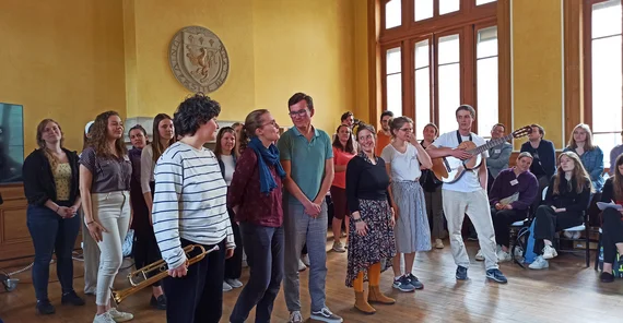 Workshop von und mit europäischen Studierenden