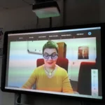 Frau PD Dr. Ute Tischer hält einen Vortrag via Zoom.