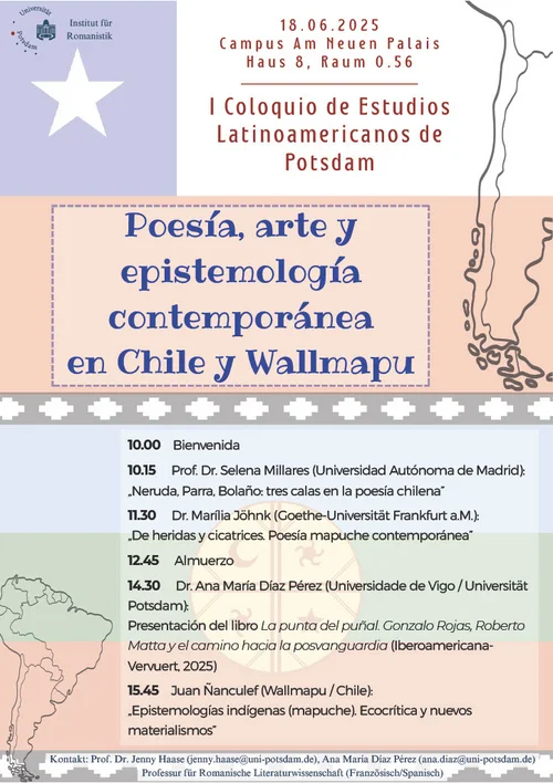 Plakat zum I Coloquio de Estudios Latinoamericanos de Potsdam