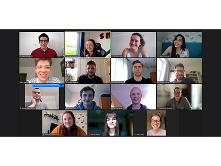 Picture of several people in a zoom call